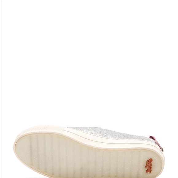 ⚡️Coach Cherry Patch slip glitter sneakers 8.5 - Picture 4 of 8